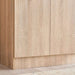 Arlington 2 Door Wardrobe Engineered Wood - Oak Pan Home