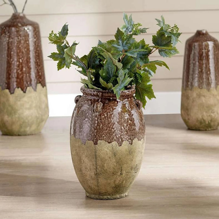 Arlo Stoneware Vase 26.5X26.5X37Cm - Brown