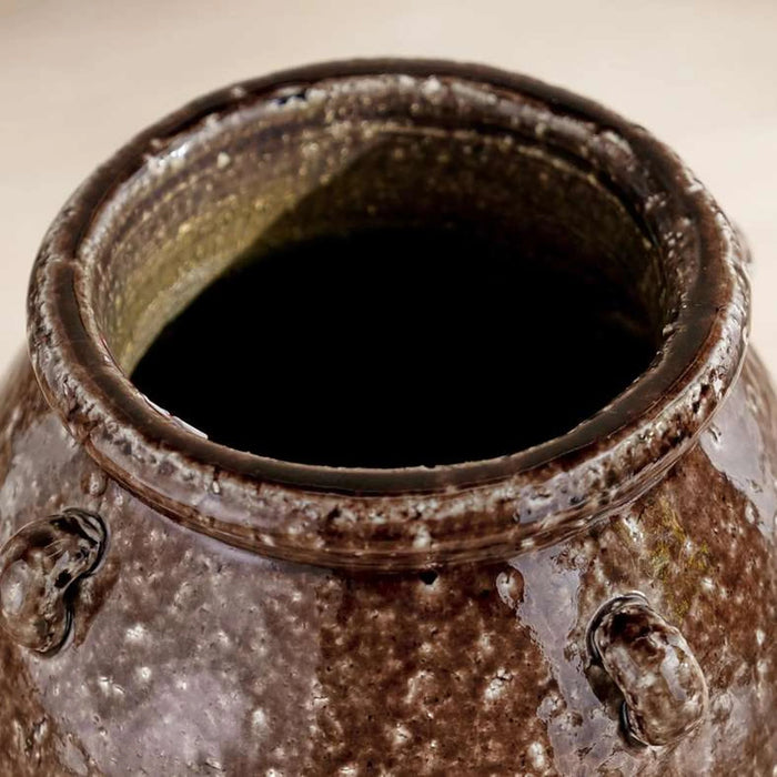 Arlo Stoneware Vase 26.5X26.5X37Cm - Brown