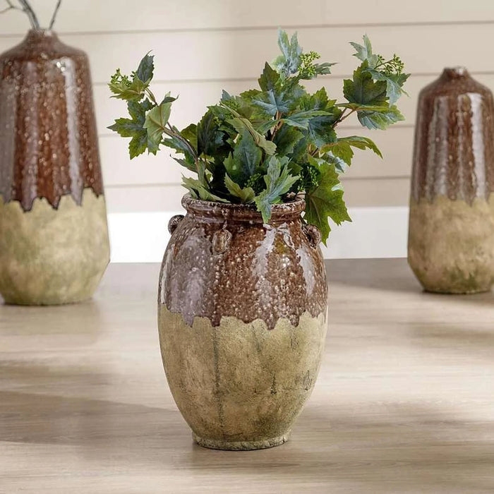 Arlo Stoneware Vase 32X32X43.5Cm - Brown