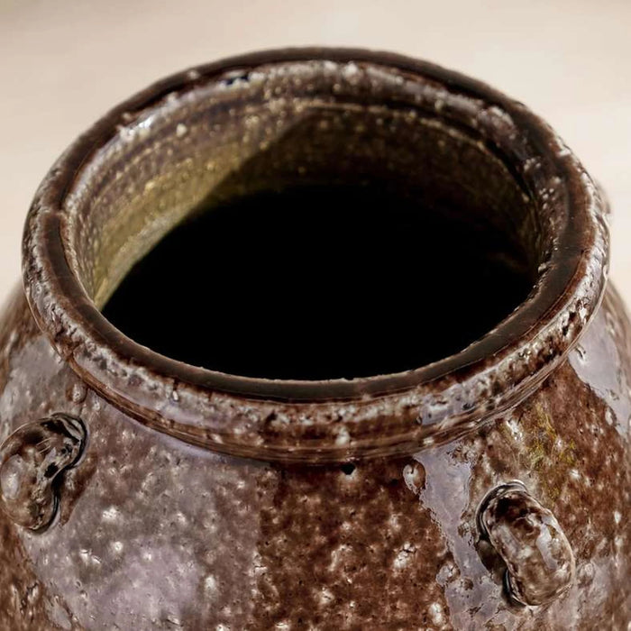 Arlo Stoneware Vase 32X32X43.5Cm - Brown