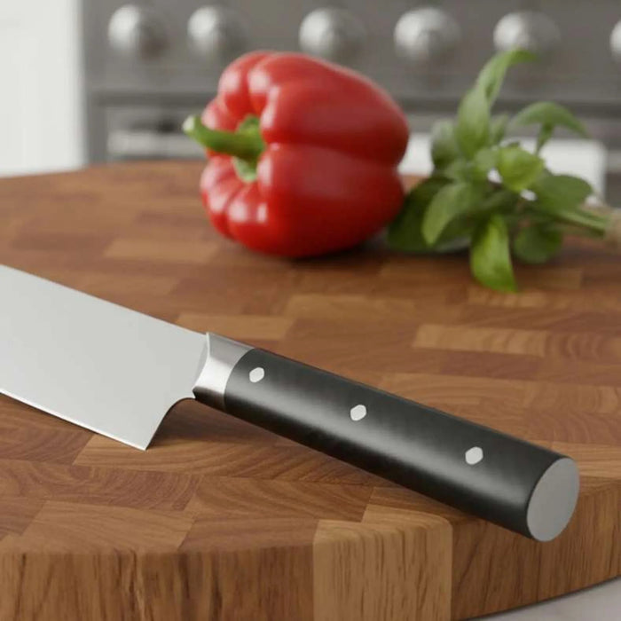Armas Chef Knife 34Cm -Chrome & Black