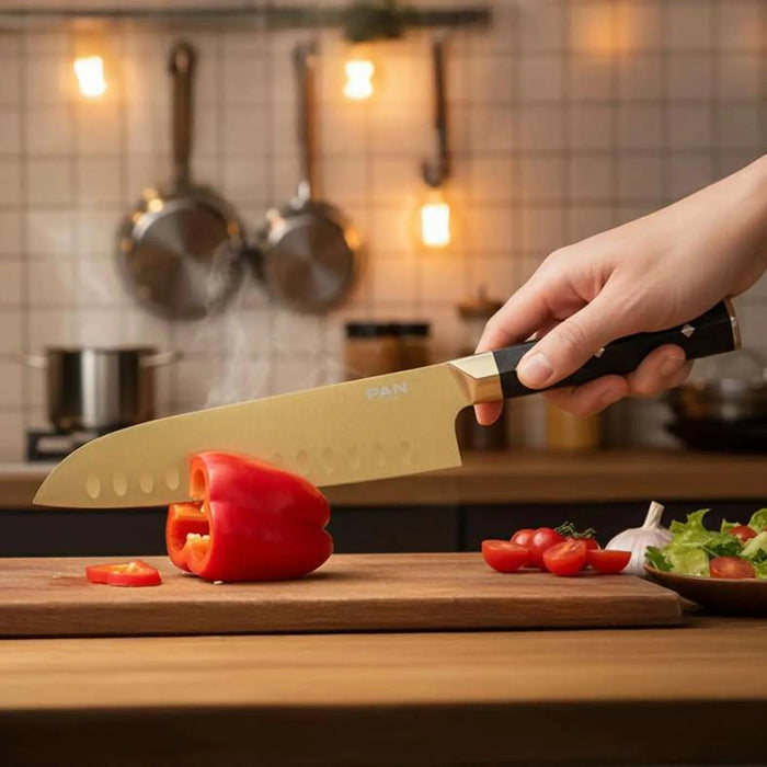 Armas Chef Knife 34Cm -Gold & Black
