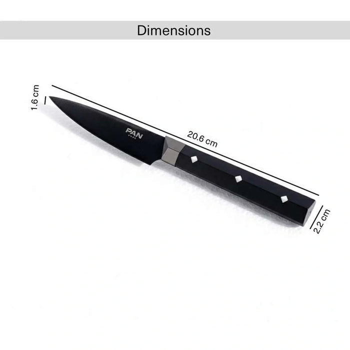 Armas Paring Knife 20.6Cm -Chrome & Black