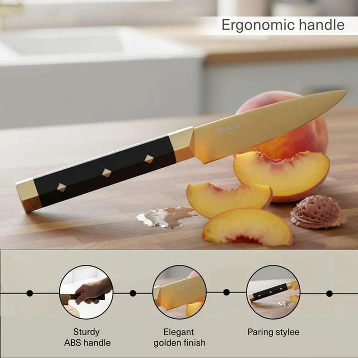 Armas Paring Knife 20.6Cm -Gold & Black