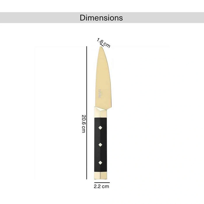 Armas Paring Knife 20.6Cm -Gold & Black