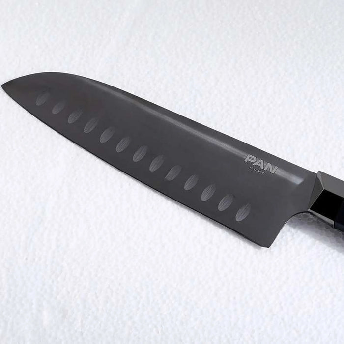 Armas Santoku Knife 31.5Cm -Chrome & Black