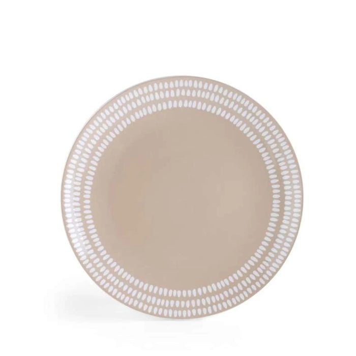 Armona 30-Piece Porcelain Dinner Set - Brown
