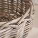 Aronica Willow Round Storage Basket 33X12X22Cm- Grey PAN HOME