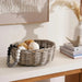 Aronica Willow Round Storage Basket 33X12X22Cm- Grey PAN HOME