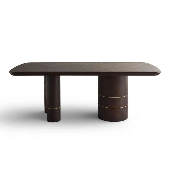 Arosa 6 Seater Dining Table Marble - Wenge