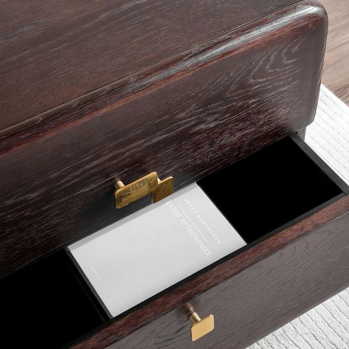 Arosa Nightstand With 2 Drawer - Wenge