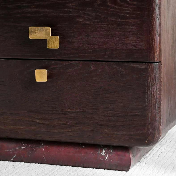 Arosa Nightstand With 2 Drawer - Wenge