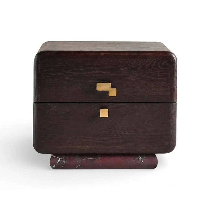 Arosa Nightstand With 2 Drawer - Wenge