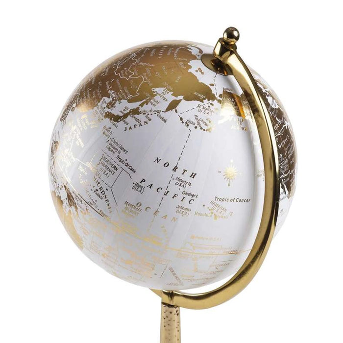 Around The World Decor Globe 23X20X39Cm - Gold