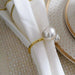 Artair S/4 Napkin Ring Gold 4.5X2.4X6.7Cm Pan Home