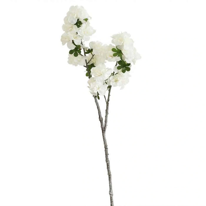 Artificial Azalea Stem Flower H103Cm - White