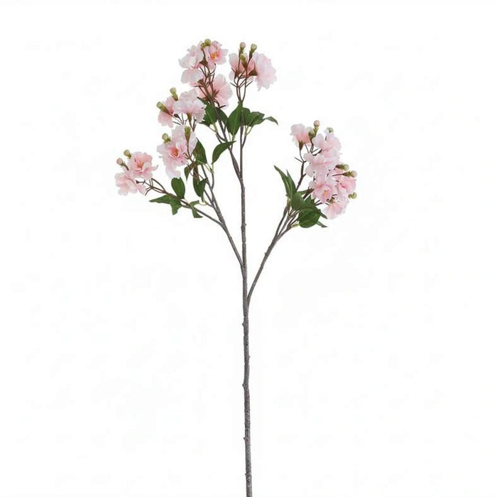 Artificial Cherry Stem Flower H80Cm - Pink