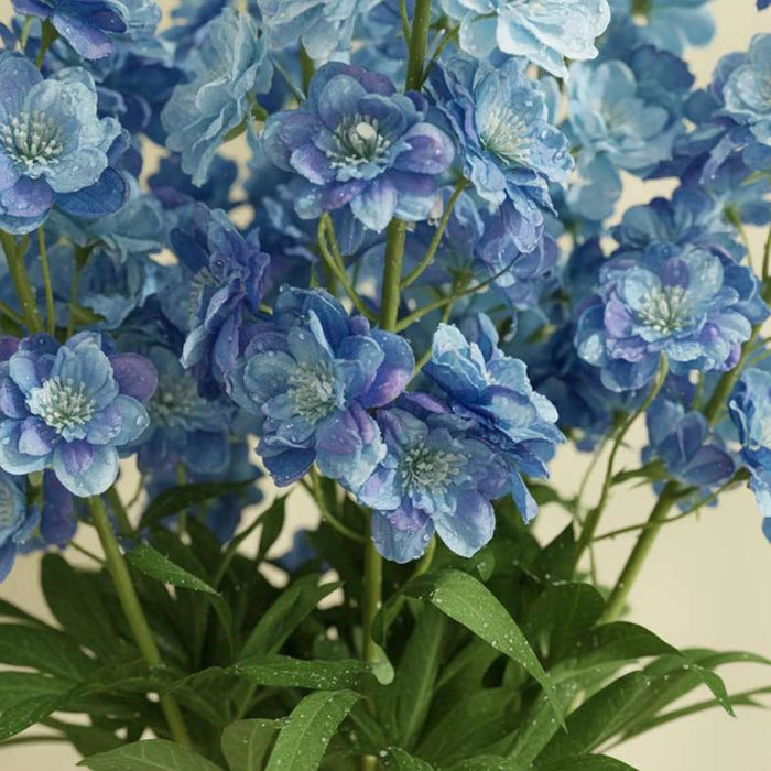 Artificial Consolida Stem Flower H84Cm - Blue Pan Home
