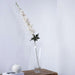 Artificial Delphinium Single Stem Flower H124cm - Cream Pan Home