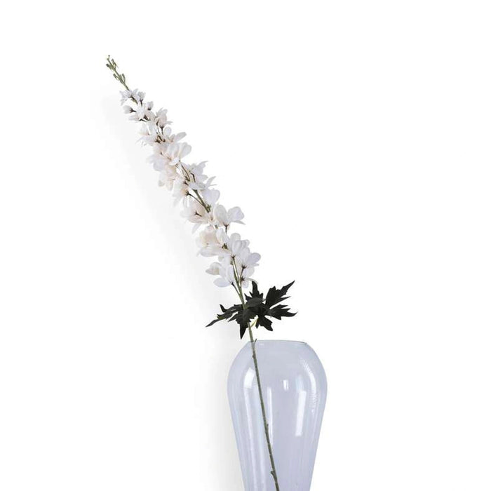 Artificial Delphinium Single Stem Flower H124cm - Cream Pan Home