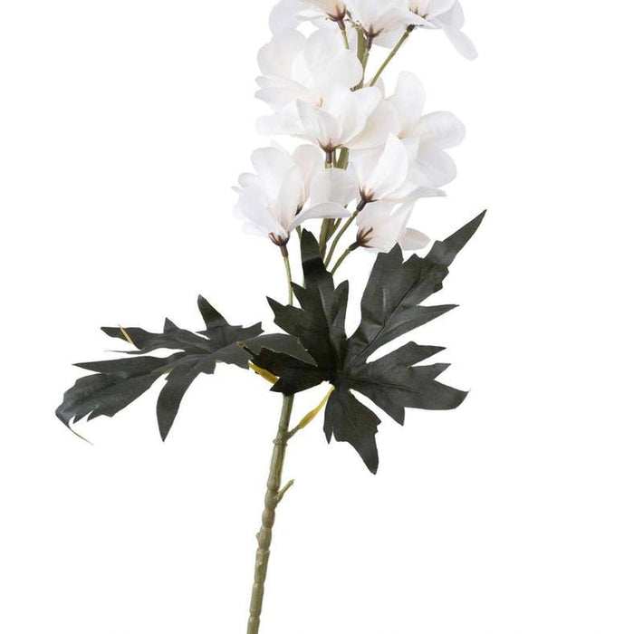 Artificial Delphinium Single Stem Flower H124cm - Cream Pan Home