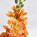 Artificial Delphinium Single Stem Flower H73Cm - Orange Pan Home