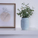 Artificial Eucalyptus In Blue Ceramic Pot 17.78X17.78X27.94Cm - Green Pan Home