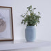 Artificial Eucalyptus In Blue Ceramic Pot 17.78X17.78X27.94Cm - Green Pan Home
