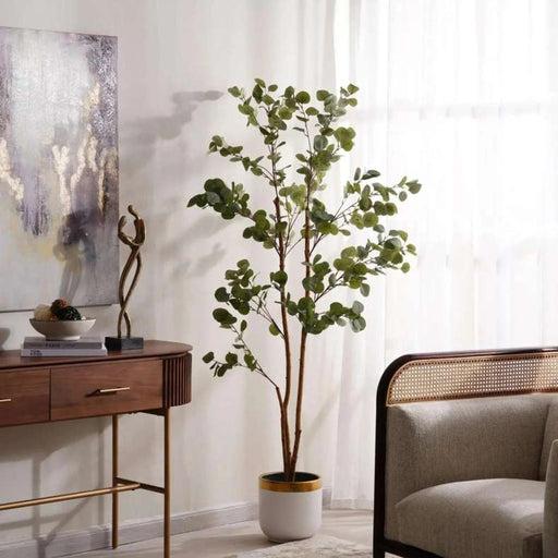 Artificial Eucalyptus Tree 55X55X180Cm - Green Pan Home