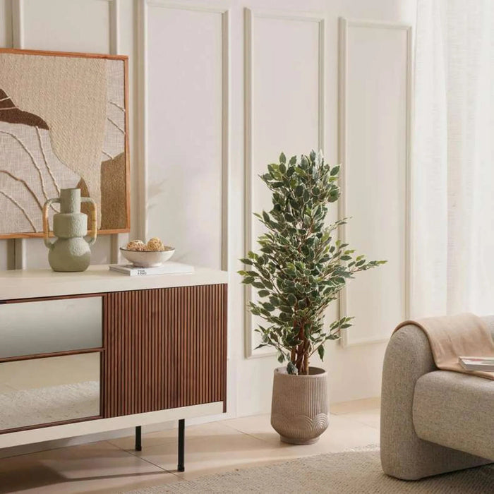 Artificial Ficus Tree H130Cm - Green Pan Home