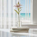 Artificial Flame Lily Stem Flower H44Cm - Pink Pan Home