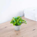Artificial Gypsophila Potted Flower - Green Pan Home