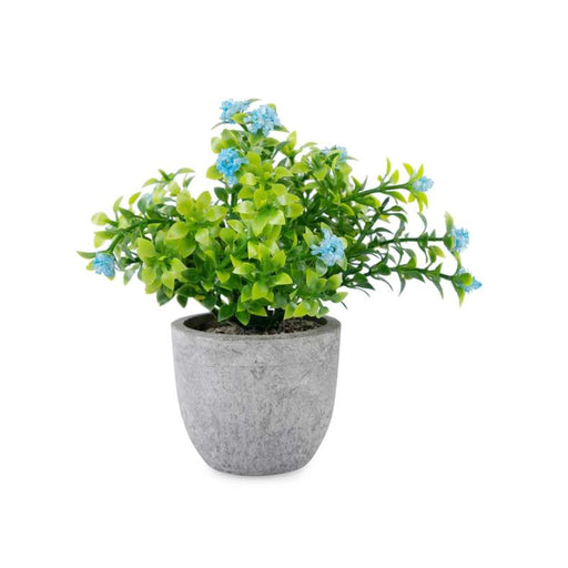 Artificial Gypsophila Potted Flower - Green Pan Home