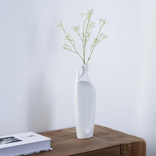 Artificial Gypsophila Single Stem White Pan Home