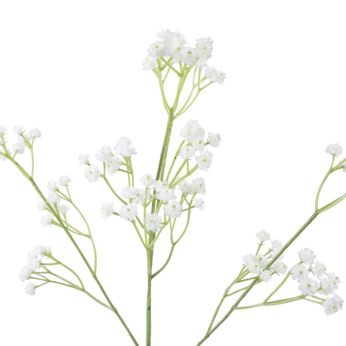 Artificial Gypsophila Single Stem White Pan Home