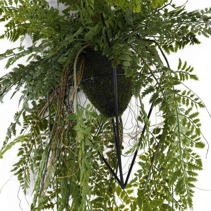 Artificial Hanging Fern 39.62X39.62X87.63Cm - Green Pan Home