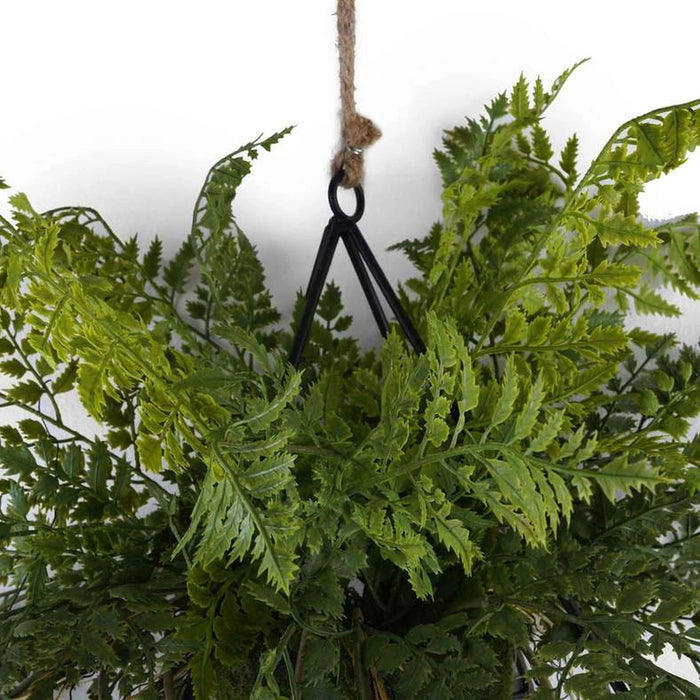 Artificial Hanging Fern 39.62X39.62X87.63Cm - Green Pan Home