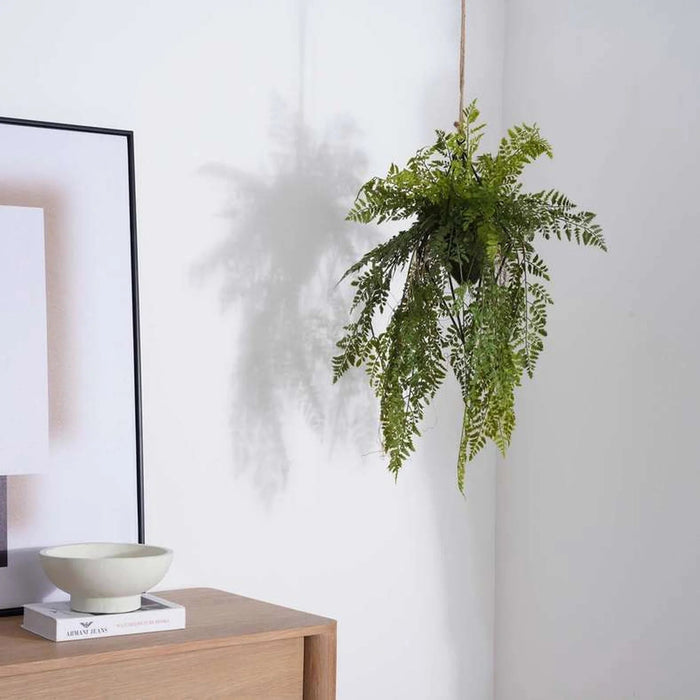 Artificial Hanging Fern 39.62X39.62X87.63Cm - Green Pan Home