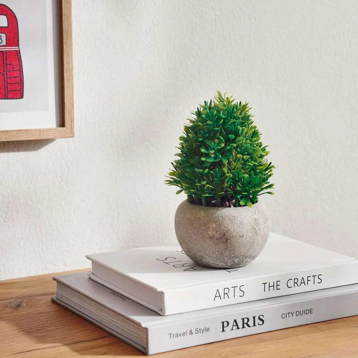 Artificial Multi-Layer Grass Potted H17Cm - Green Pan Home