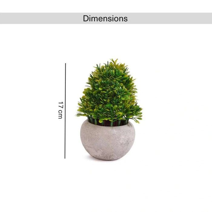 Artificial Multi-Layer Grass Potted H17Cm - Green Pan Home