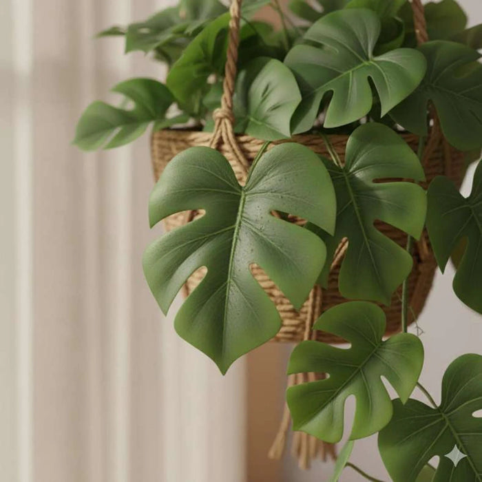 Artificial Nipponlily Hanging Plant H116Cm - Green Pan Home