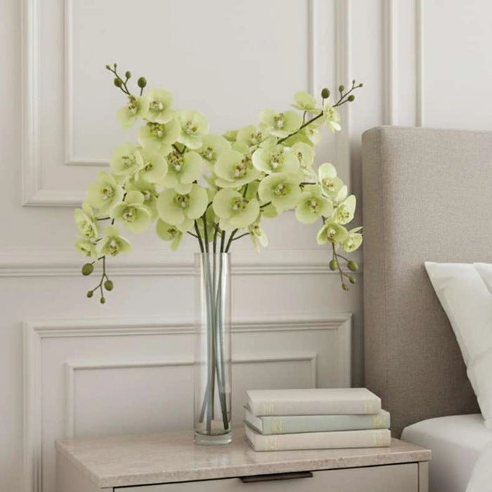Artificial Orchid Stem Flower H86Cm - Green