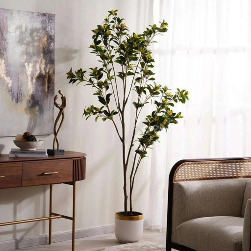Artificial Osmanthus Tree 65X65X195Cm - Green Pan Home