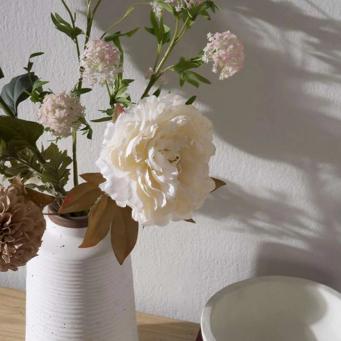 Artificial Peony Stem 13.97X13.97X76.2Cm - White