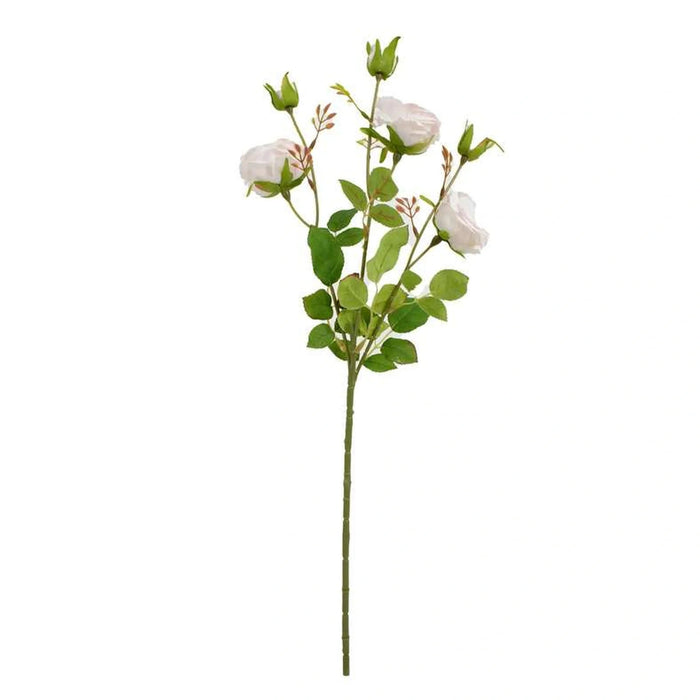 Artificial Real Touch Rose Stem Flower H64Cm - Pink Pan Home