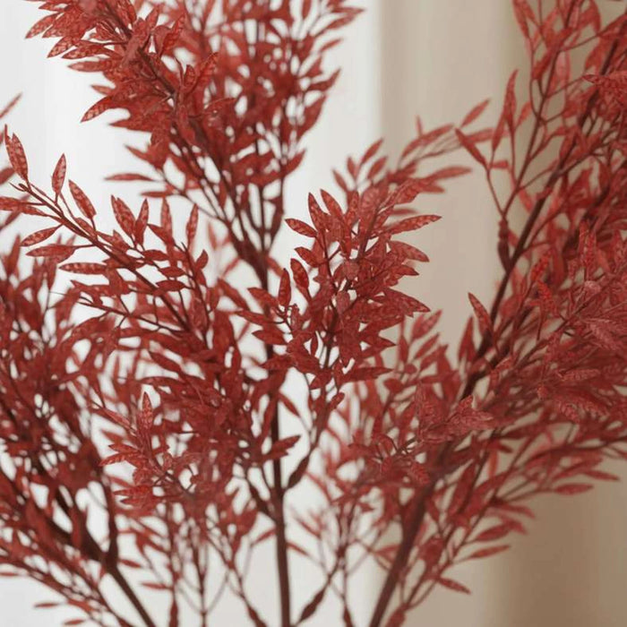 Artificial Rice Grain Stem H100Cm - Red