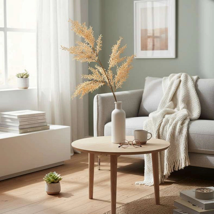 Artificial Rice Grain Stem - Yellow Pan Home