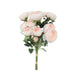 Artificial Tea Rose 5-Stem Bouquet H52Cm - Pink Pan Home