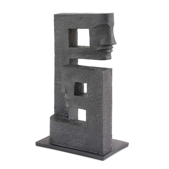 Artistic Chemistry Decor Sculpture 27X15X50Cm - Black Pan Home